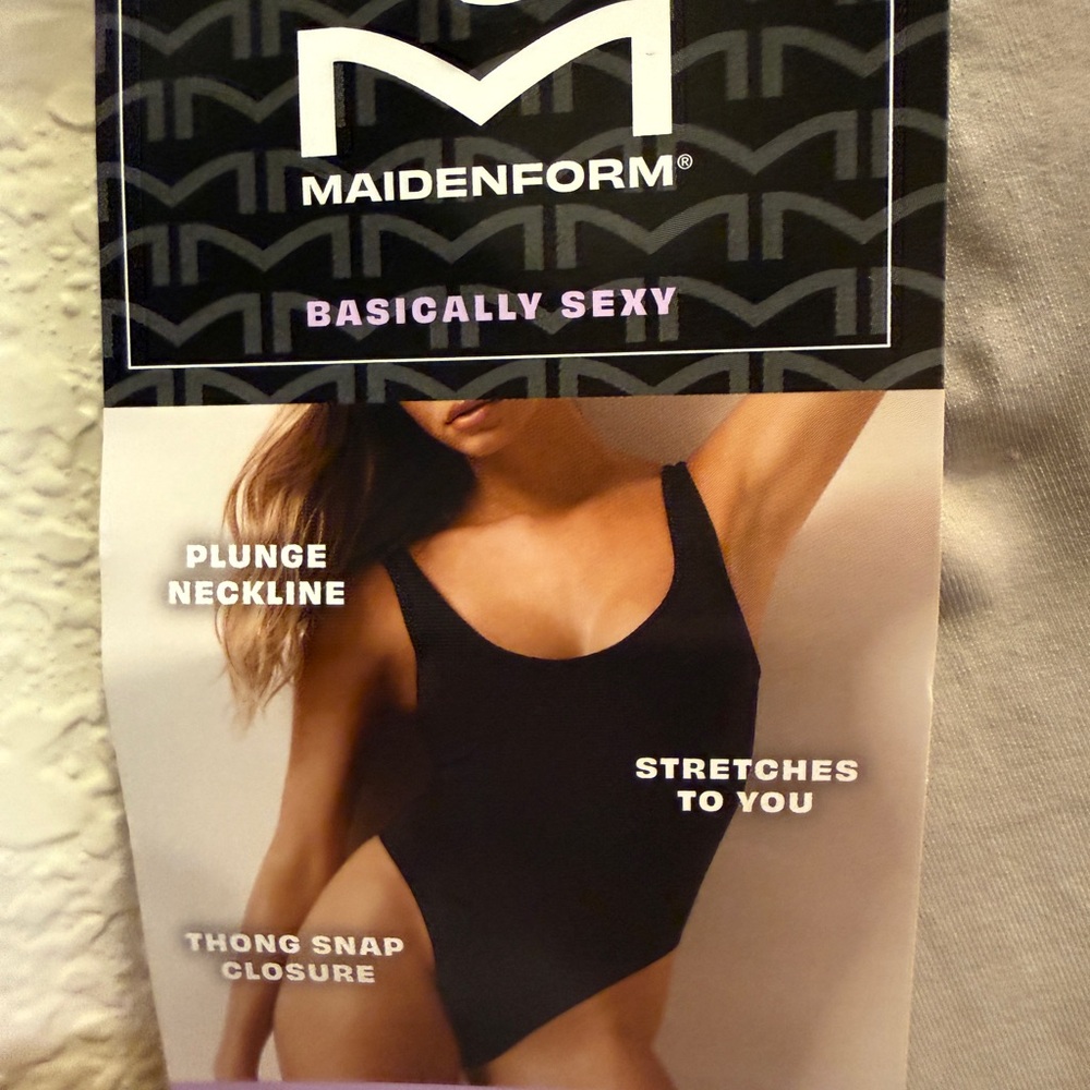 Maidenform Basically Sexy Seamless Bodysuit Latte Shapewear sz XXXL - Picture 6 of 7